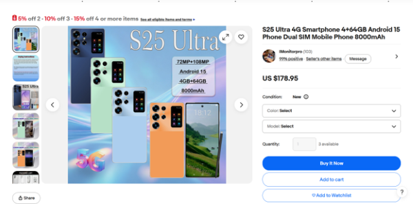 Mit Malware verseuchtes Smartphone