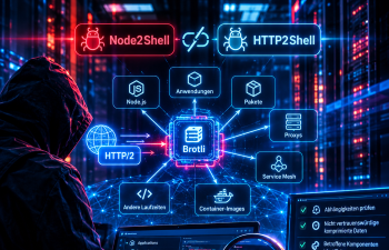 Cybersecurity-Gefahr - anfälliger Brotli-Code könnte auch in anderen Laufzeiten, Paketen, Proxys, Service-Mesh-Komponenten und Container-Images vorkommen.