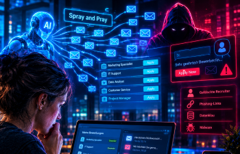 Gefahr bei der Jobsuche - Phishing - Cybersecurity